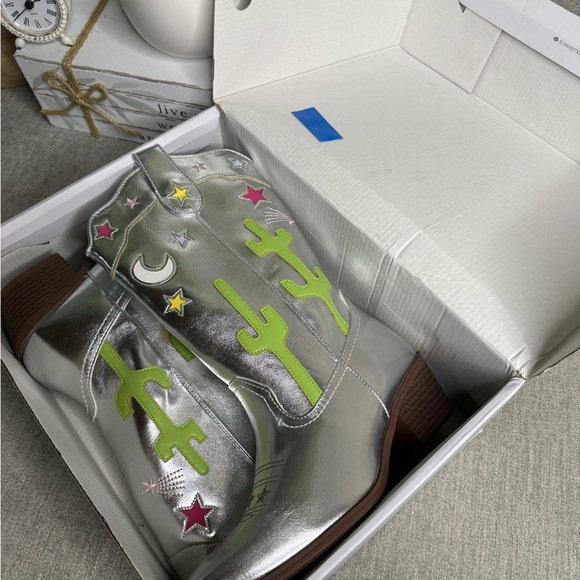 Festival Western Outfit Bundle 🤠 Top Small/Skirt 6/Boots 6! - Picture 9 of 10